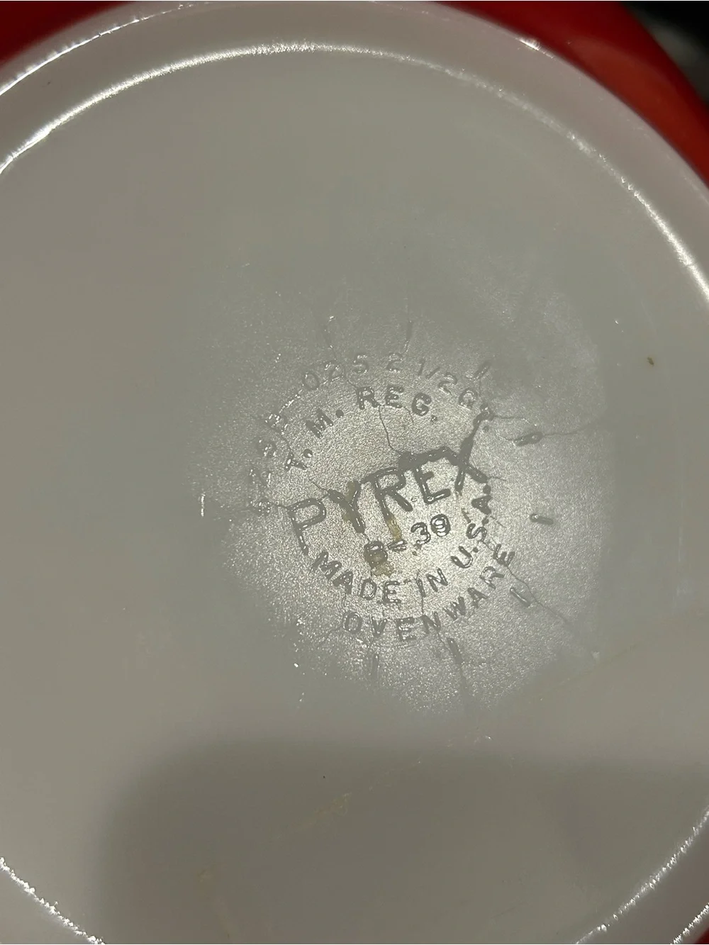 Pyrex Red Covered Casserole Dish